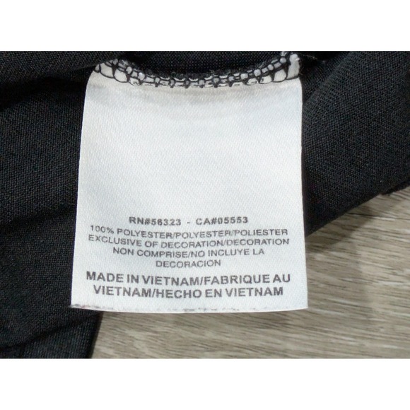 Nike Shirt Womens Medium Black Dri-FIT Athletic Running Training Swoosh Tee - Picture 4 of 7